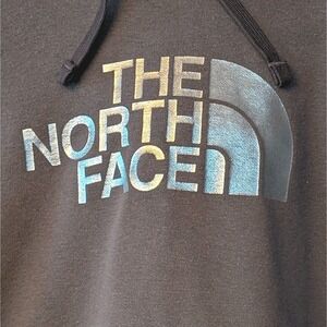 THE NORTH FACE Large Hoodie Sweatshirt Womens  Pullover Mushroom Metallic